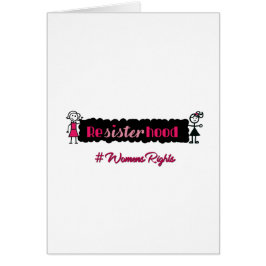 Die Rechte Strichmännchen Resisterhood Frauen