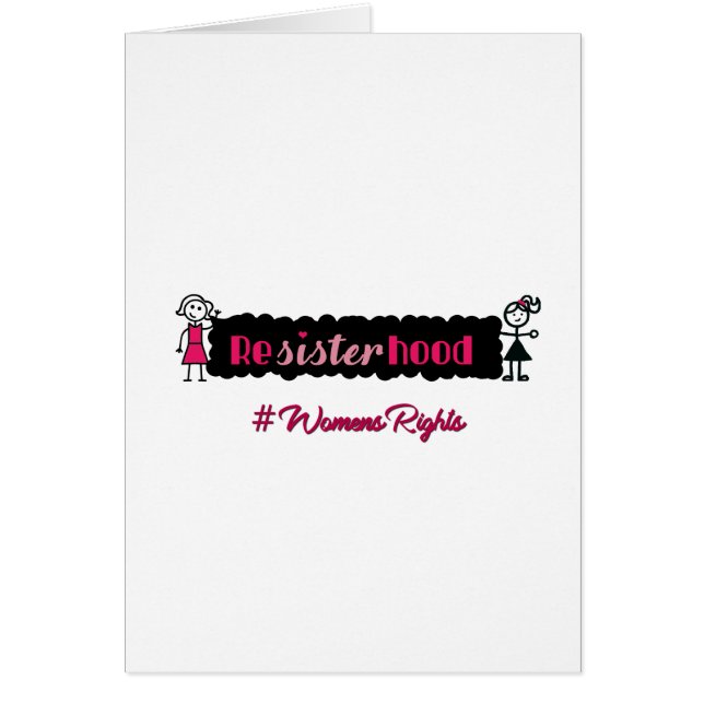 Die Rechte Strichmännchen Resisterhood Frauen (Vorne)