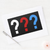 die rechteckiger aufkleber (Umschlag)