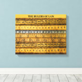 DIE RECHTSORDNUNGEN LEINWANDDRUCK (Insitu (Holzboden))