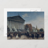 Die Rechtsvorschriften des Palais du Corps Postkarte (Vorne/Hinten)