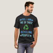Die Recycelnd Menschen T-Shirt (Vorne ganz)
