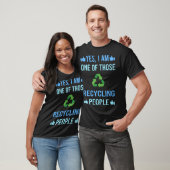 Die Recycelnd Menschen T-Shirt (Unisex)