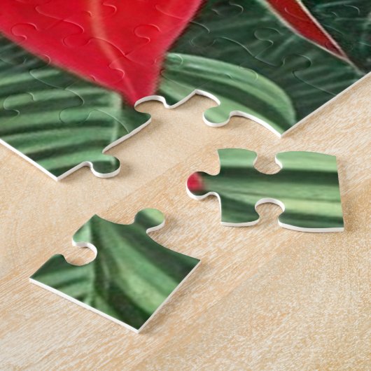 Die Red Amaryllis und Poinsettia Hybriden Puzzle (Seite)