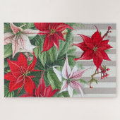 Die Red Amaryllis und Poinsettia Hybriden Puzzle (Horizontal)