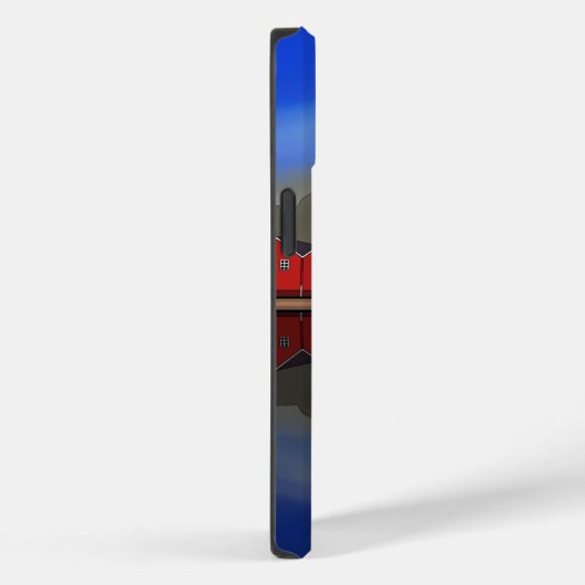 Die Red Boat Houses Sunndalsøra Norwegen Case-Mate iPhone Hülle (Rückseite / Rechts)