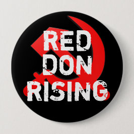 Die "Red Don Rising" mit der russischen Sichel Button