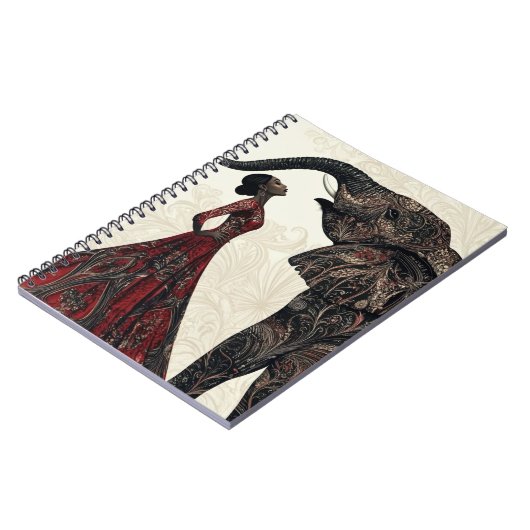 Die Red Elephant Edition8 Notizblock (Linke Seite)