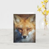 Die Red Fox Geschenke und Grüße Karte (Gelbe Blume)