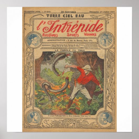 Die Rede des Verbrechens Poster (Vorne)