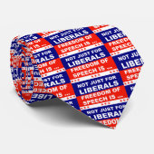 Die Redefreiheit ist nicht nur für die Liberalen Krawatte (Gerollt)