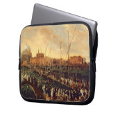 Die Redentore Prozession (Öl auf Leinwand) Laptopschutzhülle (Vorderseite Links)