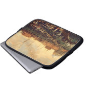 Die Redentore Prozession (Öl auf Leinwand) Laptopschutzhülle (Vorne Knopf)