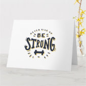 Die Redewendungen sind stark Karte (Gelbe Blume)