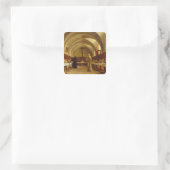 Die Refektion Quadratischer Aufkleber (Tasche)