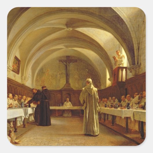 Die Refektion Quadratischer Aufkleber (Vorderseite)