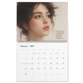 Die reflektierende Frau Kalender (Feb 2027)