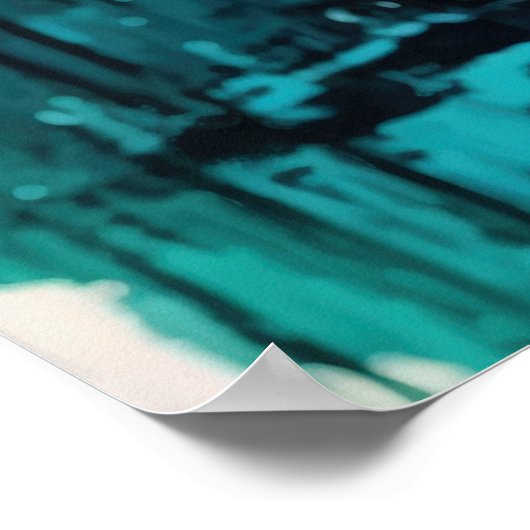 Die Reflektion der Natur Poster (Ecke)