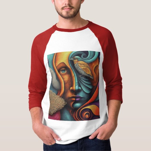 Die Reflektion der Natur T-Shirt (Vorderseite)