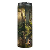 Die Reflektion eines Elefanten Thermosbecher (Rückseite)