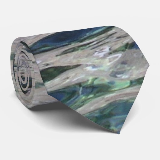 Die Reflexion des Wassers Krawatte (Gerollt)