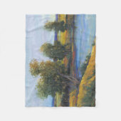 Die Reflexion II des Baums Fleecedecke (Vorderseite)