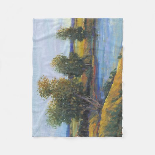 Die Reflexion II des Baums Fleecedecke (Vorderseite)