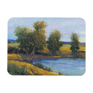 Die Reflexion II des Baums Magnet