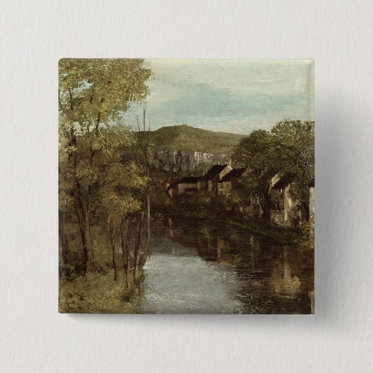 Die Reflexion von Ornans, c.1872 Button (Vorderseite)