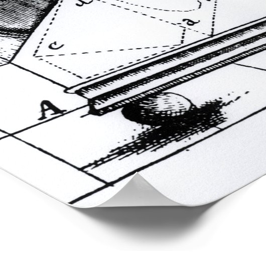 Die Reflexkamera obscura Poster (Ecke)