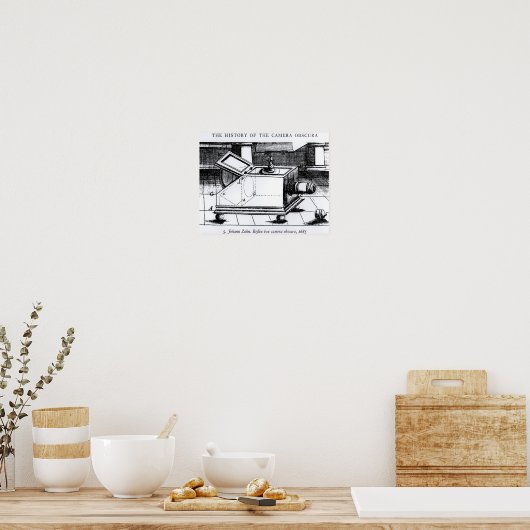Die Reflexkamera obscura Poster (Küche)