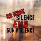 Die Reform des Waffenrechts beendet die Gewalt von Fensteraufkleber (Blatt 2)