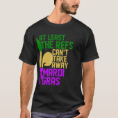 Die Refs können Mardi Gras Funny Football nicht we T-Shirt (Vorderseite)