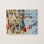 "Die Regatta" in geschnittenem Papier Puzzle (Horizontal)