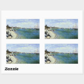 Die Regatta in Saint-Adresse Rechteckiger Aufkleber (Blatt)