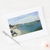 Die Regatta in Saint-Adresse Rechteckiger Aufkleber (Umschlag)