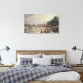 Die Regatta Leinwanddruck (Insitu (Schlafzimmer))
