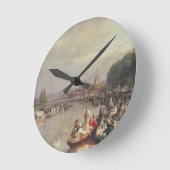 Die Regatta Runde Wanduhr (Winkel)
