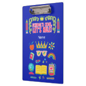 "Die Regel des coolen lassend" - Motivation zitier Klemmbrett (Links)