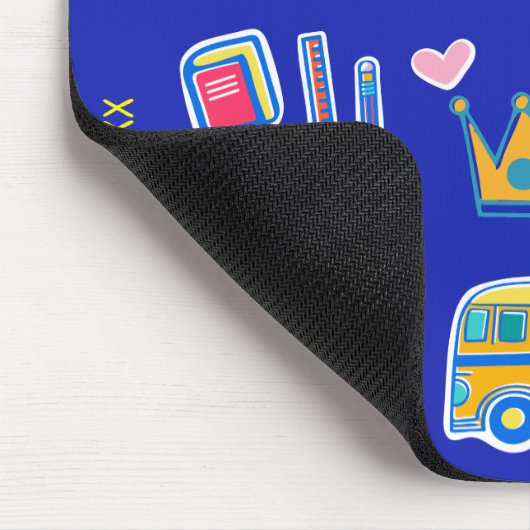 "Die Regel des coolen lassend" - Motivation zitier Mousepad (Ecke)