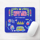 "Die Regel des coolen lassend" - Motivation zitier Mousepad (Mit Mouse)