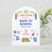 Die Regel des coolen lassenden der Schule in zweit Einladung (Stehend Vorderseite)