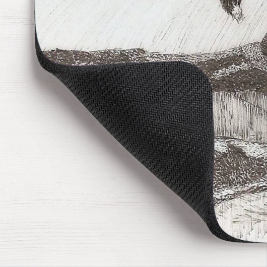 DIE REGEL DES HUNDES, ALLE ARBEIT UND KEIN SPIEL MOUSEPAD (Ecke)