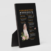 Die Regeln des englischen Setters Fotoplatte (Seite)