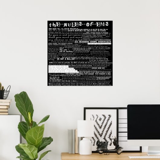 Die Regeln des EWS Poster (Heimbüro)