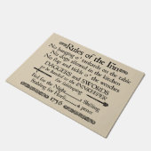 Die Regeln des Inns, Insider des 18. Jahrhunderts Fußmatte (Schrägansicht)