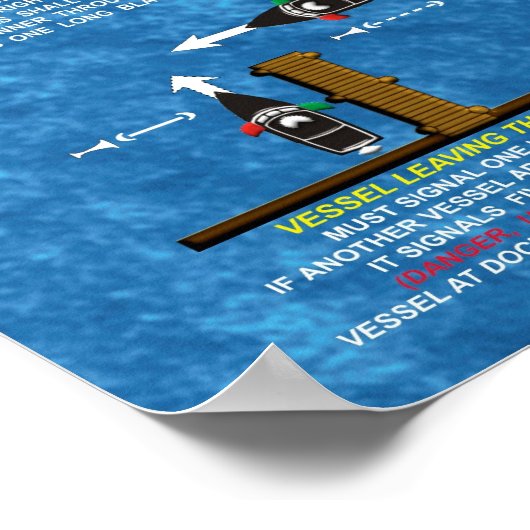 Die Regeln des Weges Poster (Ecke)