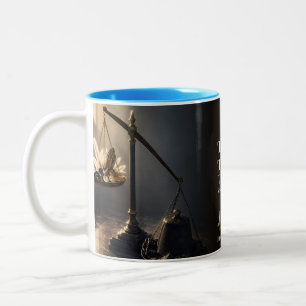 Die Regeln Halten Dich Auf Buchzitat Zweifarbige Tasse