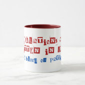 Die Regeln sind in Blut, von Patrioten geschrieben Tasse (Zentrum)
