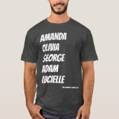 Die Regeln von Amanda Lexie Names T Shirt (Vorderseite)